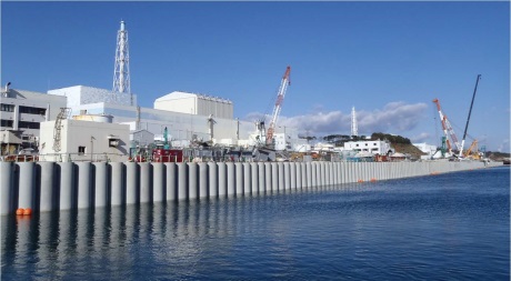 Fukushima impermeable sea wall 460 (Tepco)